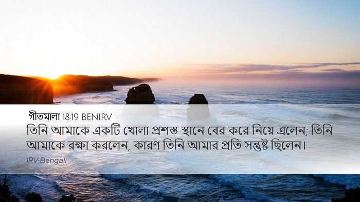 গীতমালা 18:19 BENIRV Bible Verse Image