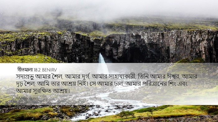 গীতমালা 18:2 BENIRV Bible Verse Image