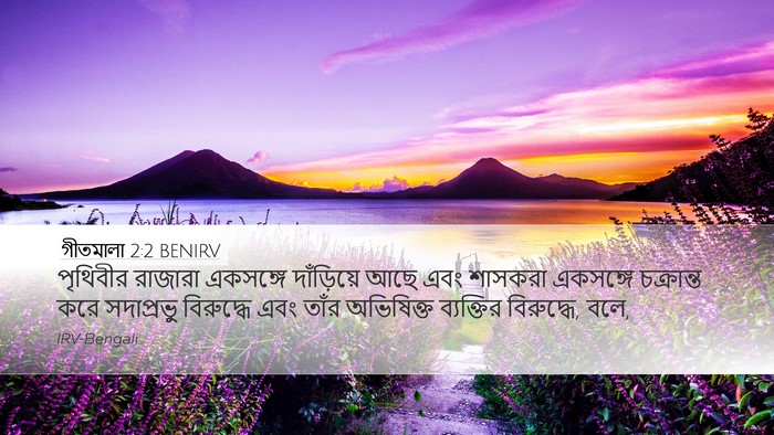 গীতমালা 2:2 BENIRV Bible Verse Image