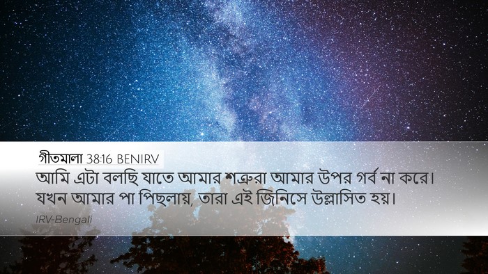 গীতমালা 38:16 BENIRV Bible Verse Image