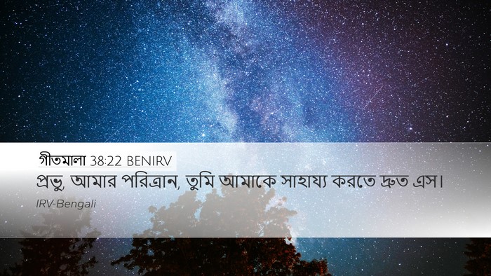 গীতমালা 38:22 BENIRV Bible Verse Image