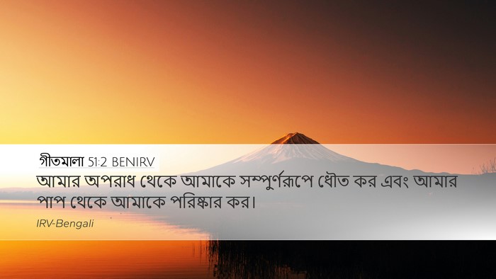 গীতমালা 51:2 BENIRV Bible Verse Image