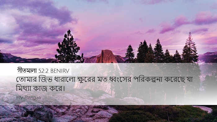 গীতমালা 52:2 BENIRV Bible Verse Image