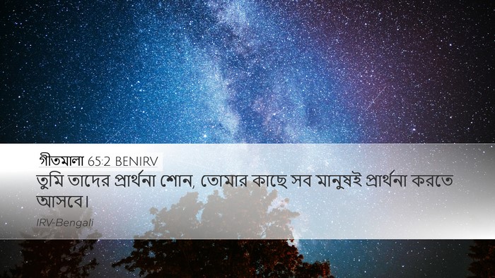 গীতমালা 65:2 BENIRV Bible Verse Image