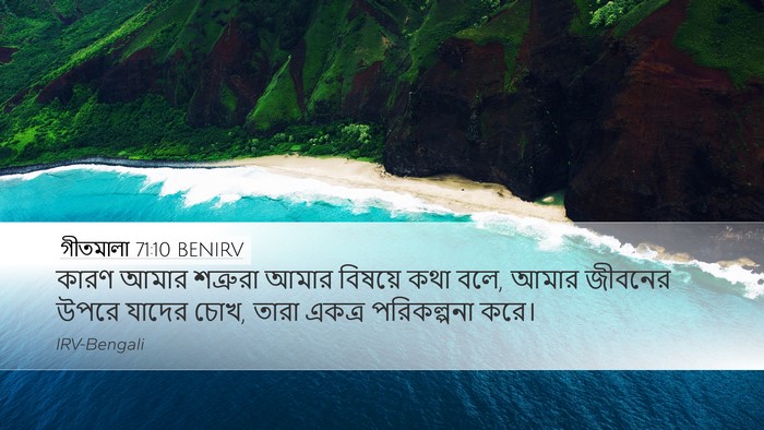 গীতমালা 71:10 BENIRV Bible Verse Image