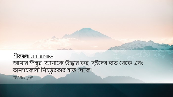 গীতমালা 71:4 BENIRV Bible Verse Image