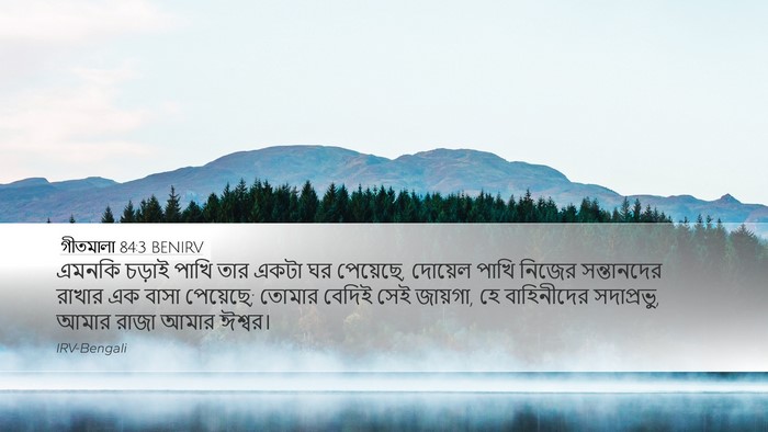 গীতমালা 84:3 BENIRV Bible Verse Image