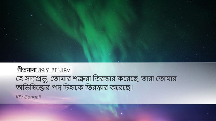 গীতমালা 89:51 BENIRV Bible Verse Image