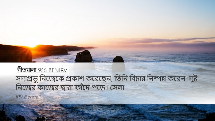 গীতমালা 9:16 BENIRV Bible Verse Image