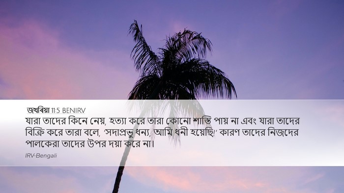 জখৰিয়া 11:5 BENIRV Bible Verse Image