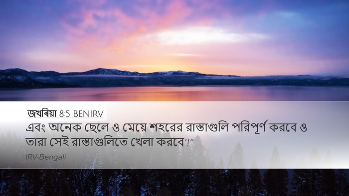 জখৰিয়া 8:5 BENIRV Bible Verse Image