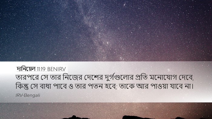 দানিয়েল 11:19 BENIRV Bible Verse Image