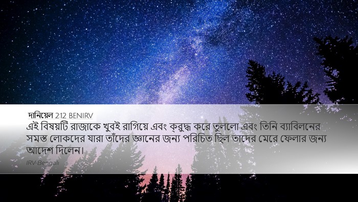 দানিয়েল 2:12 BENIRV Bible Verse Image