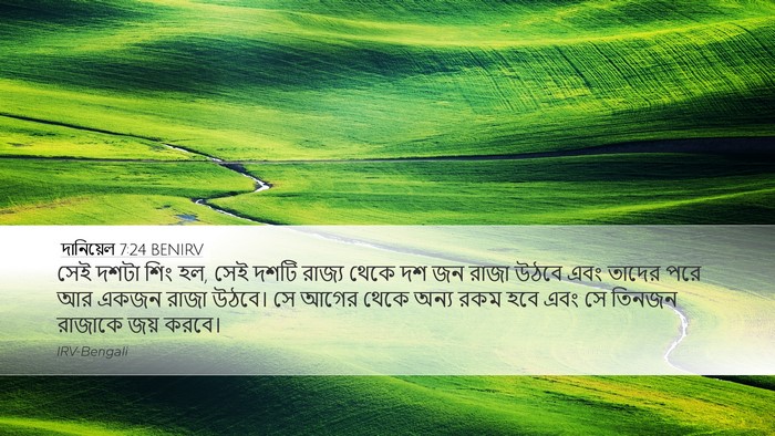 দানিয়েল 7:24 BENIRV Bible Verse Image