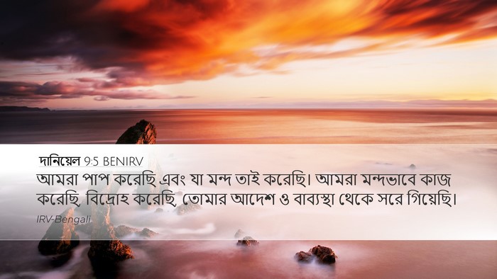 দানিয়েল 9:5 BENIRV Bible Verse Image
