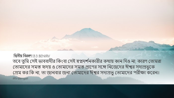 দ্বিতীয় বিৱৰণ 13:3 BENIRV Bible Verse Image