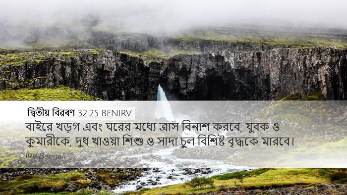 দ্বিতীয় বিৱৰণ 32:25 BENIRV Bible Verse Image