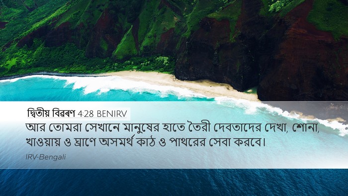দ্বিতীয় বিৱৰণ 4:28 BENIRV Bible Verse Image