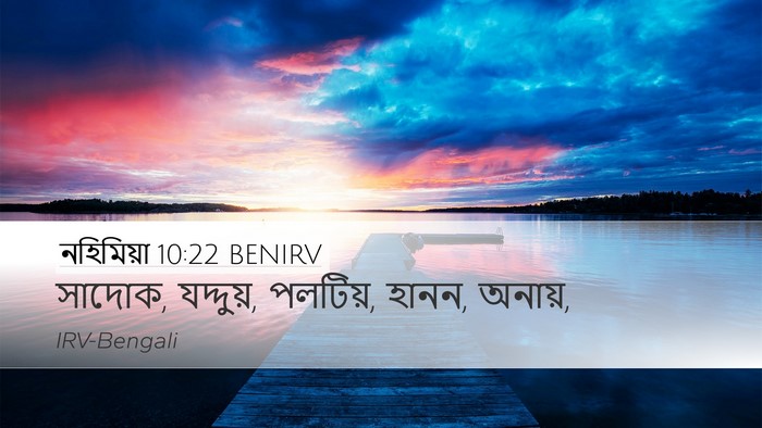 নহিমিয়া 10:22 BENIRV Bible Verse Image