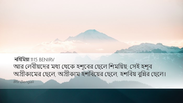 নহিমিয়া 11:15 BENIRV Bible Verse Image
