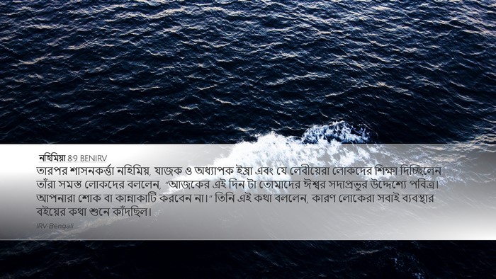 নহিমিয়া 8:9 BENIRV Bible Verse Image