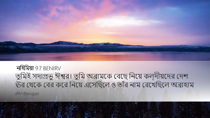 নহিমিয়া 9:7 BENIRV Bible Verse Image