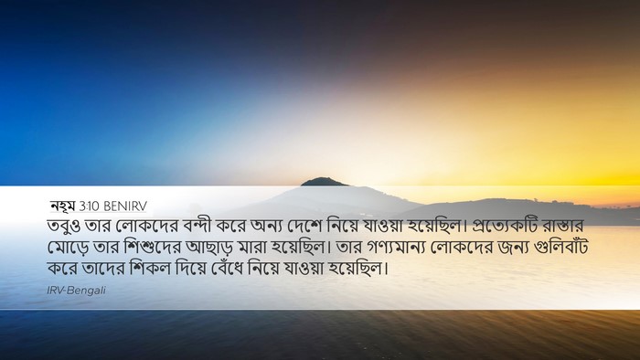 নহূম 3:10 BENIRV Bible Verse Image