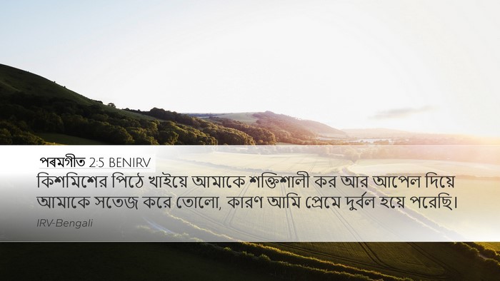 পৰমগীত 2:5 BENIRV Bible Verse Image