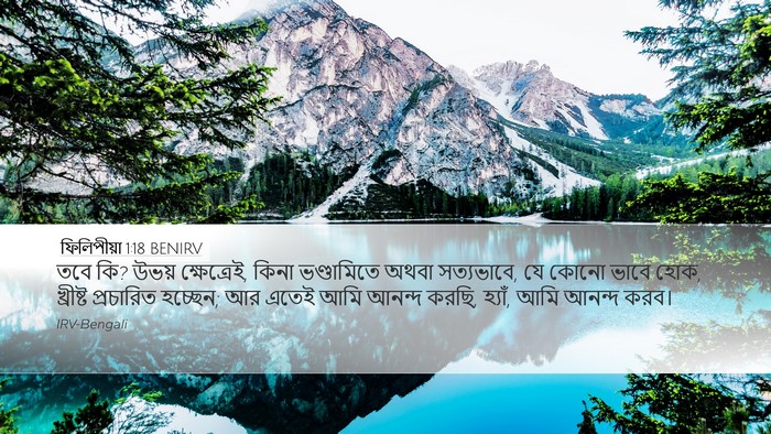 ফিলিপীয়া 1:18 BENIRV Bible Verse Image