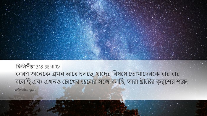 ফিলিপীয়া 3:18 BENIRV Bible Verse Image