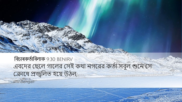 বিচাৰকর্তাবিলাক 9:30 BENIRV Bible Verse Image