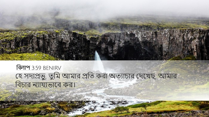 বিলাপ 3:59 BENIRV Bible Verse Image