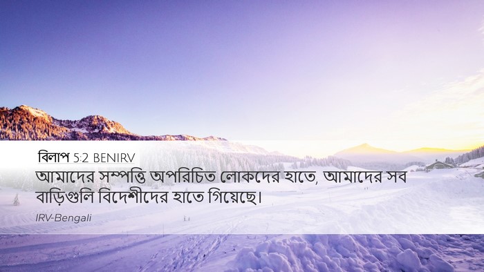 বিলাপ 5:2 BENIRV Bible Verse Image