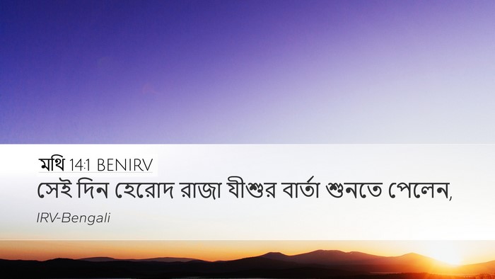মথি 14:1 BENIRV Bible Verse Image