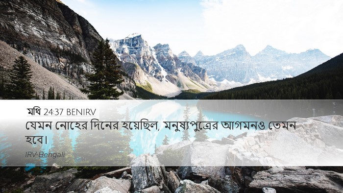মথি 24:37 BENIRV Bible Verse Image