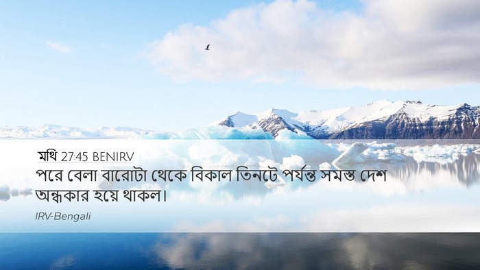 মথি 27:45 BENIRV Bible Verse Image