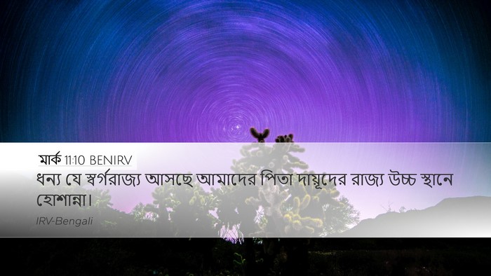 মার্ক 11:10 BENIRV Bible Verse Image