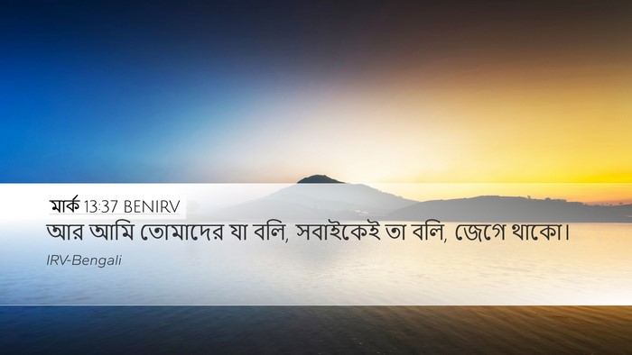 মার্ক 13:37 BENIRV Bible Verse Image