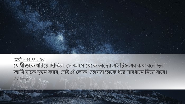 মার্ক 14:44 BENIRV Bible Verse Image