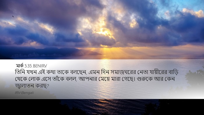 মার্ক 5:35 BENIRV Bible Verse Image