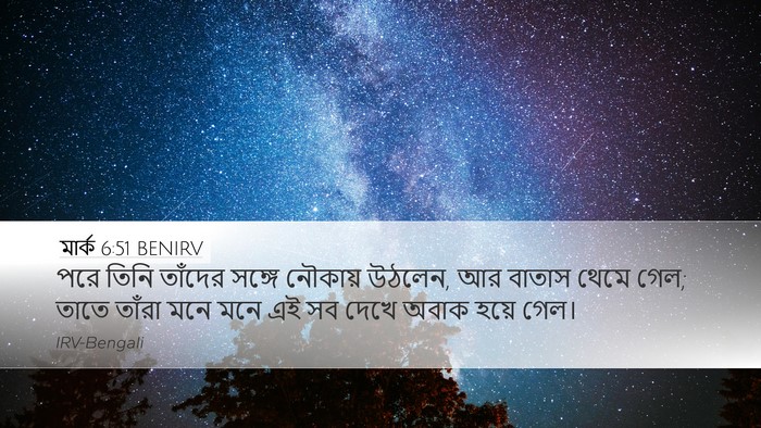 মার্ক 6:51 BENIRV Bible Verse Image