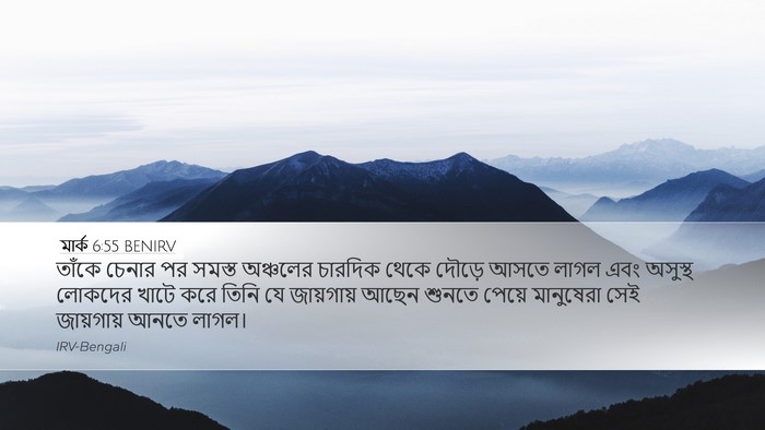 মার্ক 6:55 BENIRV Bible Verse Image