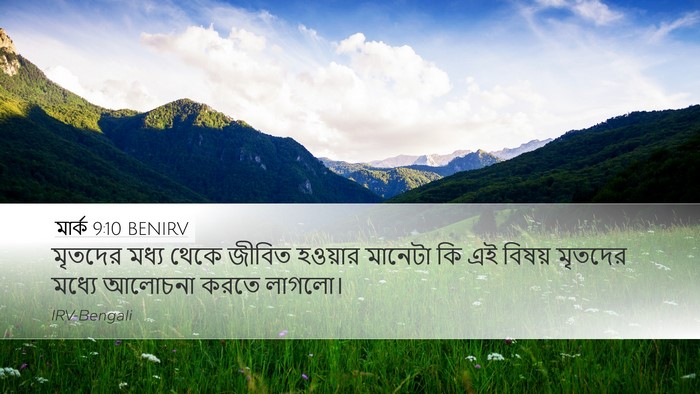 মার্ক 9:10 BENIRV Bible Verse Image