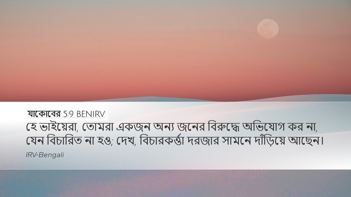 যাকোবের 5:9 BENIRV Bible Verse Image