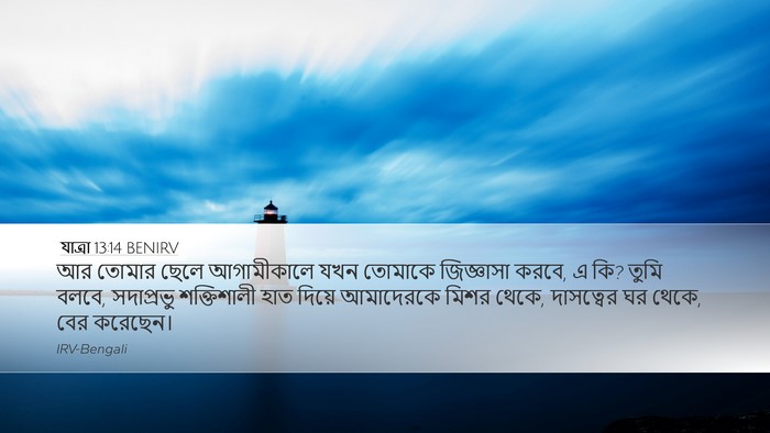 যাত্ৰা 13:14 BENIRV Bible Verse Image