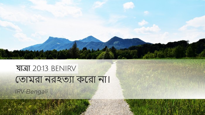 যাত্ৰা 20:13 BENIRV Bible Verse Image