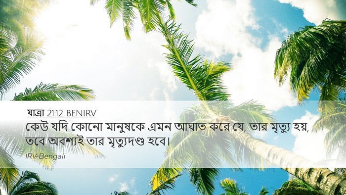 যাত্ৰা 21:12 BENIRV Bible Verse Image