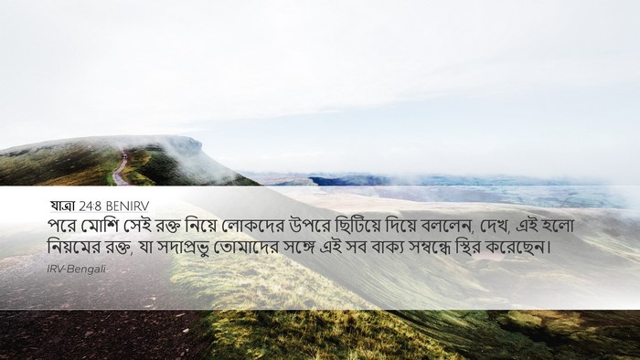 যাত্ৰা 24:8 BENIRV Bible Verse Image