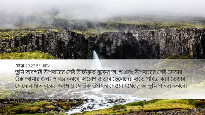 যাত্ৰা 29:27 BENIRV Bible Verse Image