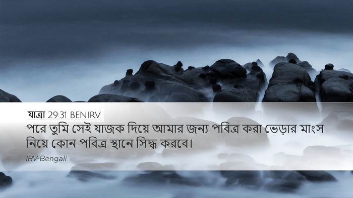 যাত্ৰা 29:31 BENIRV Bible Verse Image